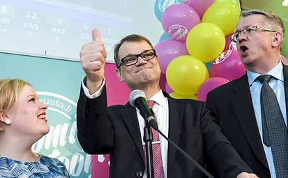 Оппозиция празднует победу на парламентских выборах в Финляндии