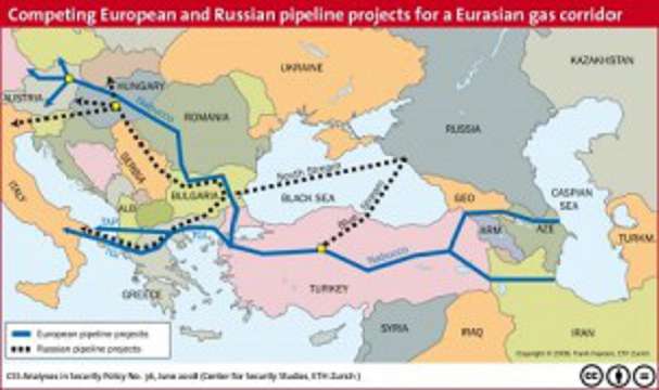 Маршрут газопровода Иран-Турция-Европа