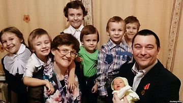 Светлана Давыдова с семьей
