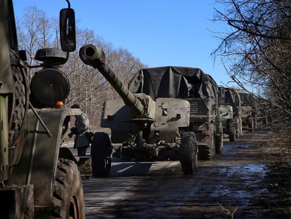 Российские войска на Донбассе