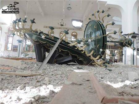20 октября российские ВВС разбомбили мечеть  в провинции Хомс.