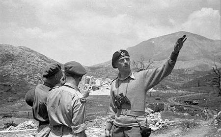Ген. Владислав Андерс. Монте-Кассино, Италия 1944