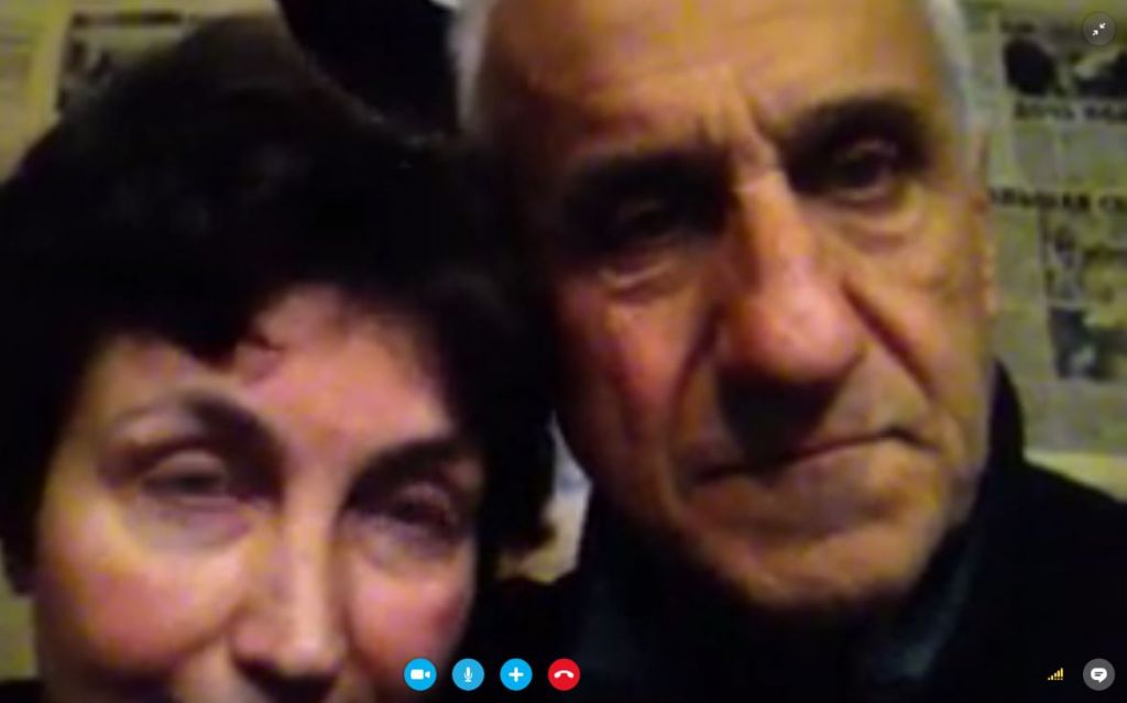 Владимир Ионов и Ольга Браун. Скриншот из  Skype