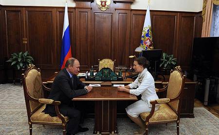 Президент Путин и Анна Кузнецова
