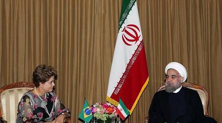 Дилма Русев и президент Ирана
