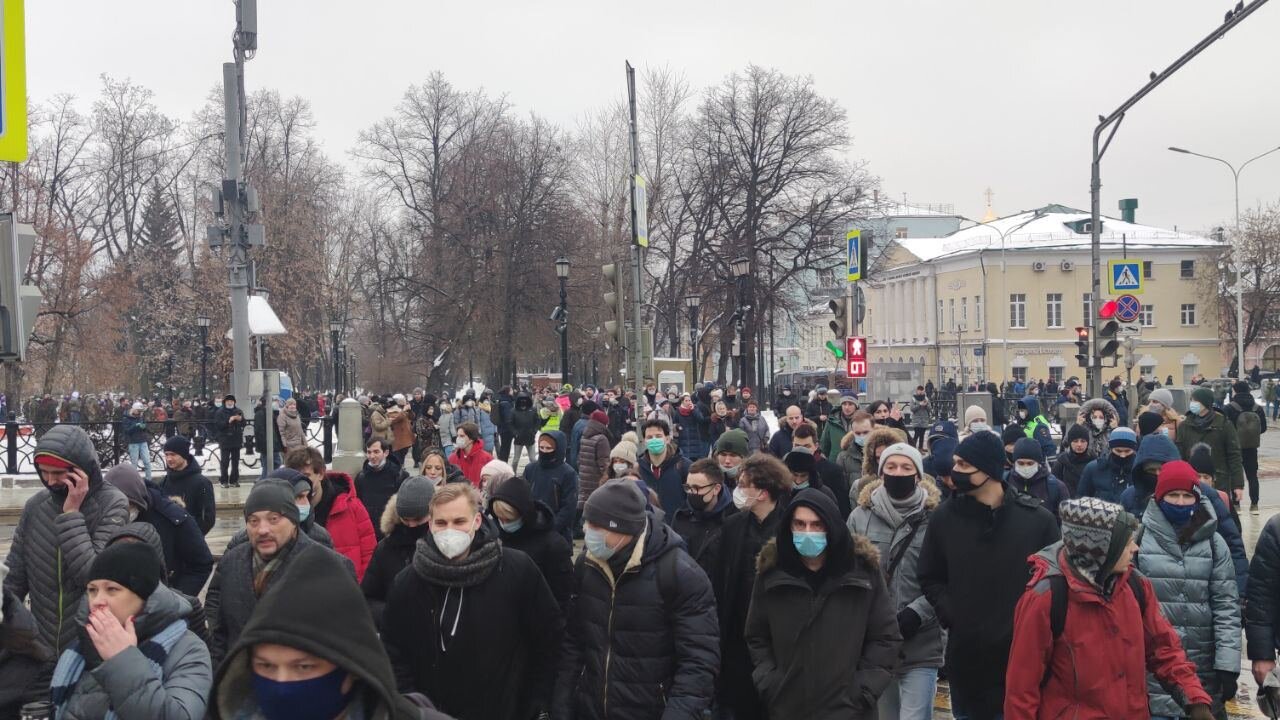 Новости 06.12 23. Протесты на Пушкинской площади 2021. Митинг в Мурманске 23 января 2021. Шествия в поддержку Навального. Толпа на Пушкинской.